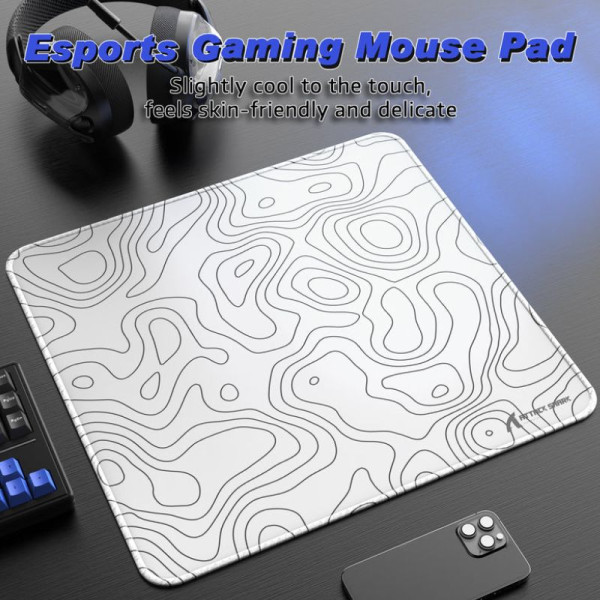ATTACK SHARK CM02 Gaming Mouse Pad (White) Tapis de souris ATTACK SHARK, Ultra Pc Gamer Maroc