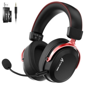 ATTACK SHARK L30 PRO Headset (Black&Red) Casques ATTACK SHARK, Ultra Pc Gamer Maroc