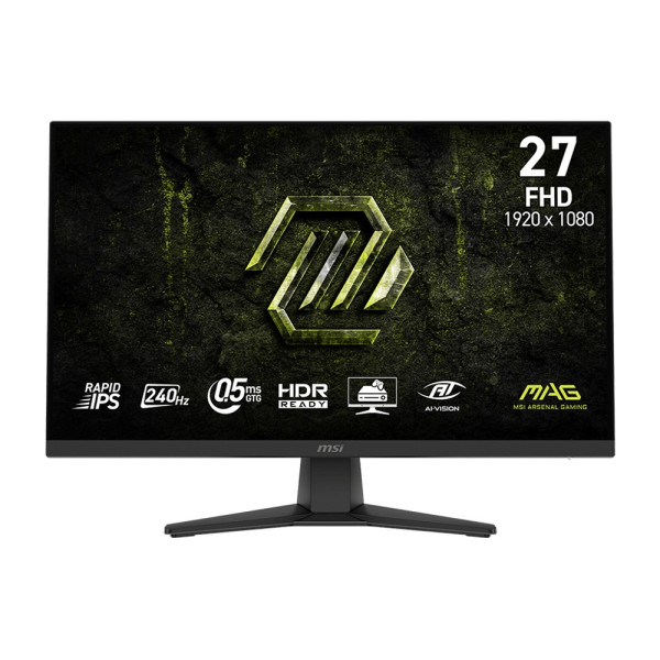 Bundle MSI MAG 272F X24 27" Rapid IPS 240Hz + MSI Forge GK110 Gratuit Moniteurs Gamer MSI, Ultra Pc Gamer Maroc