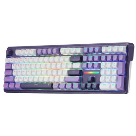 Redragon ANTONIUM K745 PRO Tri-Mode Mechanical Keyboard (Purple) Claviers Redragon, Ultra Pc Gamer Maroc
