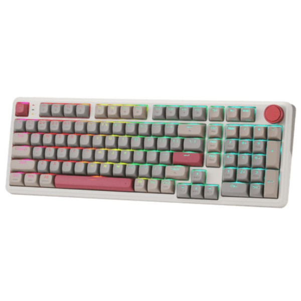 Redragon K768 Tri-mode Wireless Gasket RGB Gaming Keyboard, (Retro Cocoa) Claviers Redragon, Ultra Pc Gamer Maroc
