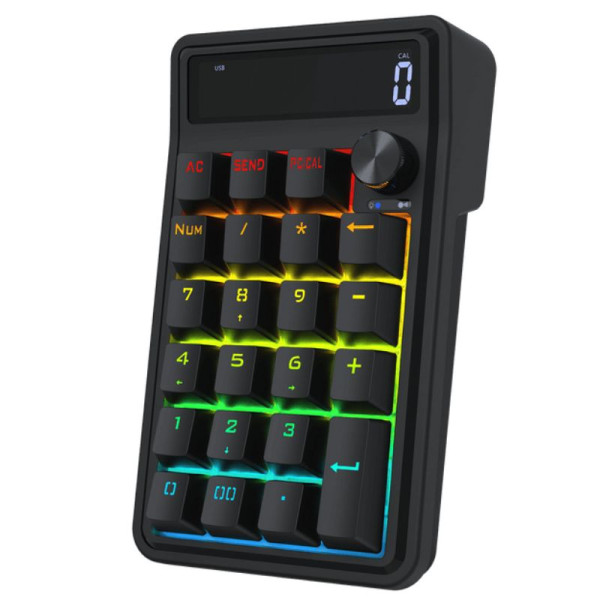 Redragon COVE K733 Tri-mode Mechanical Calculator Keyboard Claviers Redragon, Ultra Pc Gamer Maroc