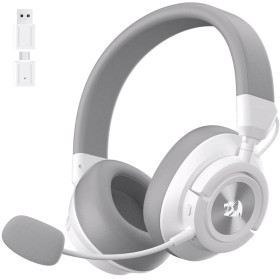 Redragon H889 Wireless Gaming Headset 4-in-1 (WHITE) Casques Redragon, Ultra Pc Gamer Maroc
