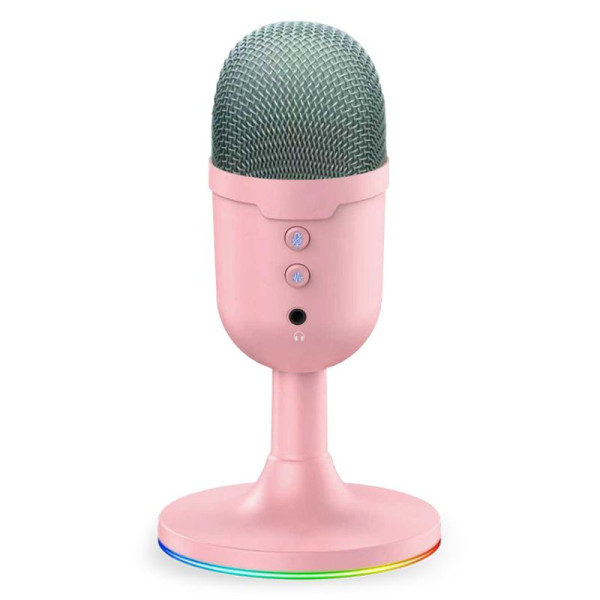 Redragon GM303 Puslar (Pink) Microphones Redragon, Ultra Pc Gamer Maroc