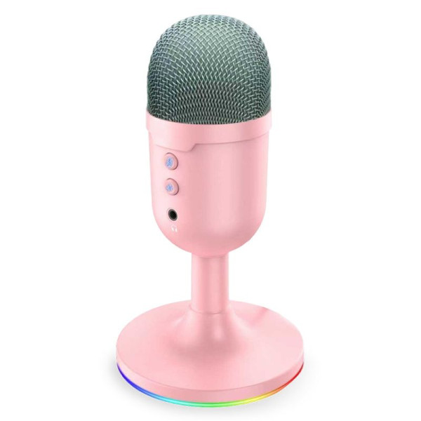 Redragon GM303 Puslar (Pink) Microphones Redragon, Ultra Pc Gamer Maroc
