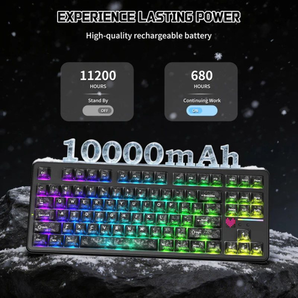 ATTACK SHARK X87 Ultra Shark Switches (Forged Carbon) Claviers ATTACK SHARK, Ultra Pc Gamer Maroc