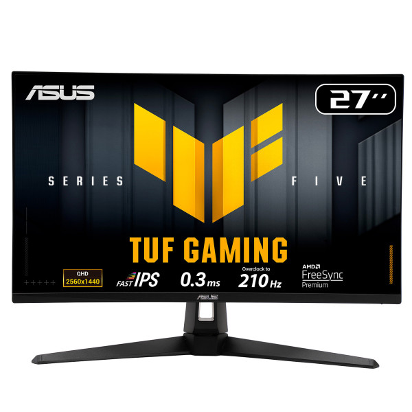 ASUS TUF Gaming VG27AQ5A 27" Fast IPS 0.3ms 210 Hz (OC) 2k Moniteurs Gamer ASUS, Ultra Pc Gamer Maroc