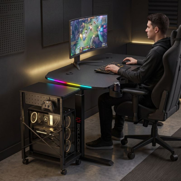 BUNDLE SKILLDESK FALCON (Motorisé) + XTRMLAB XTR28-02 BUNDLES UltraPC, Ultra Pc Gamer Maroc