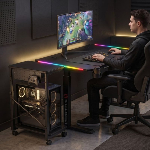 BUNDLE SKILLDESK STARFORGE (Motorisé) + XTRMLAB XTR28-02 BUNDLES UltraPC, Ultra Pc Gamer Maroc