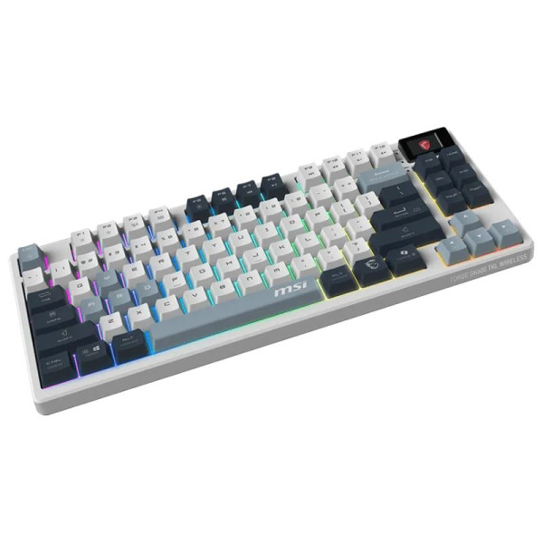 MSI FORGE GK600 TKL Wireless SKY (FR - Azerty) Claviers MSI, Ultra Pc Gamer Maroc