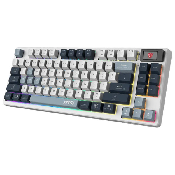 MSI FORGE GK600 TKL Wireless SKY (FR - Azerty) Claviers MSI, Ultra Pc Gamer Maroc