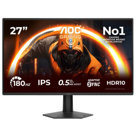 AOC 27G50F 27" IPS 0.5ms 180Hz Moniteurs Gamer AOC, Ultra Pc Gamer Maroc