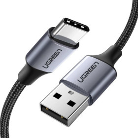 Ugreen Cable USB-A 2.0 to USB-C 1.5m Noir Connectique PC UGREEN, Ultra Pc Gamer Maroc