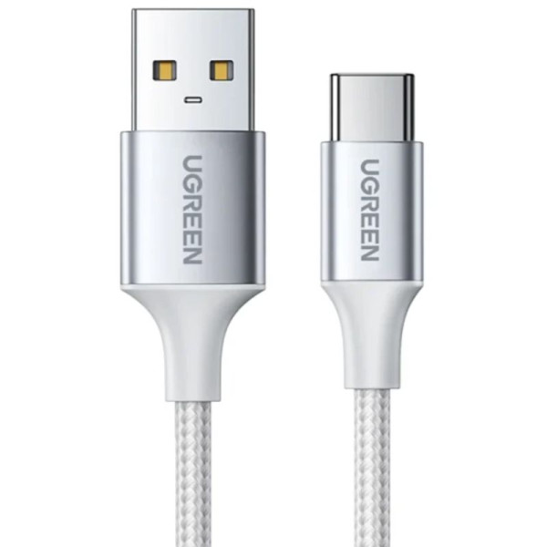 Ugreen Cable USB-A 2.0 to USB-C 1m Blanc Connectique PC UGREEN, Ultra Pc Gamer Maroc