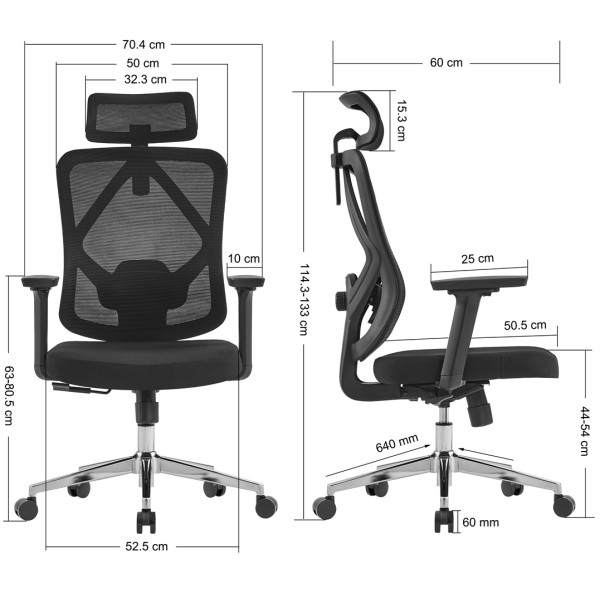 SKILLCHAIRS Ergo Verona Chaise ergonomique SKILLCHAIRS, Ultra Pc Gamer Maroc