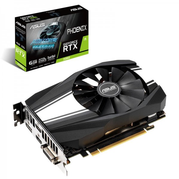 ASUS GeForce RTX 2060 Phoenix 6GB GDDR6 Cartes graphiques ASUS, Ultra Pc Gamer Maroc