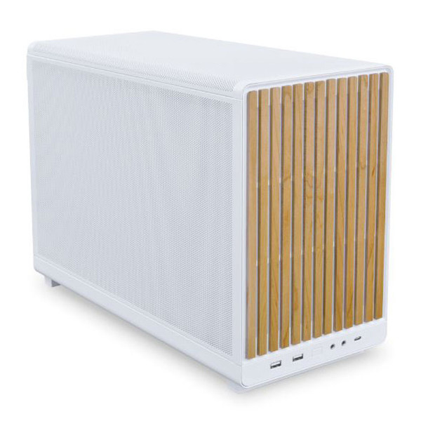 Lian Li A3 (White/Wooden Panel) Les Minis Boitiers Lian Li, Ultra Pc Gamer Maroc