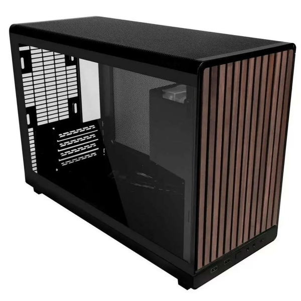 Lian Li A3 (Black/Wooden Panel/Tempered Glass) Les Minis Boitiers Lian Li, Ultra Pc Gamer Maroc