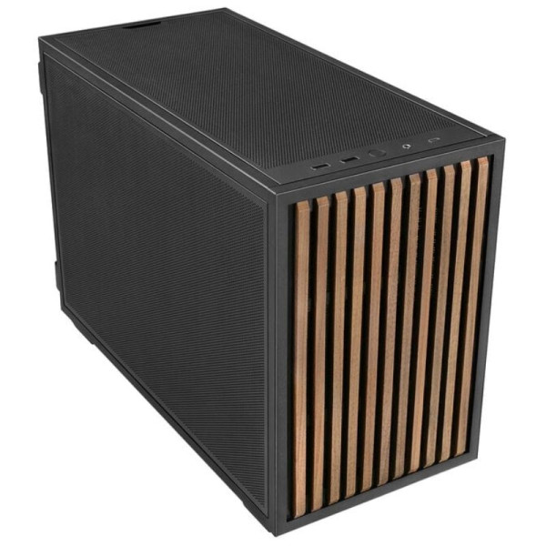 Lian Li B4 (Black/Wooden Panel) Les Minis Boitiers Lian Li, Ultra Pc Gamer Maroc