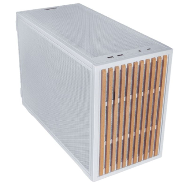 Lian Li B4 (White/Wooden Panel) Les Minis Boitiers Lian Li, Ultra Pc Gamer Maroc