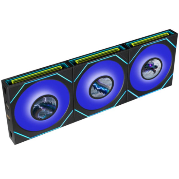 Lian Li UNI FAN SL-INF LCD FLEX Reverse 120 Black (3 Pack) Ventilateurs boîtier Lian Li, Ultra Pc Gamer Maroc
