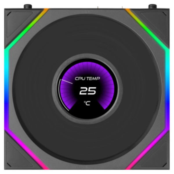 Lian Li UNI FAN TL LCD FLEX Reverse 120 Black (3 Pack) Ventilateurs boîtier Lian Li, Ultra Pc Gamer Maroc