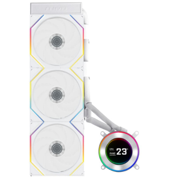 Lian Li HydroShift II LCD-C 360TL (White) Kits Watercooling Lian Li, Ultra Pc Gamer Maroc