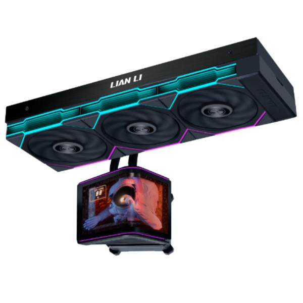 Lian Li HydroShift II OLED Curved 360TL (Black) Kits Watercooling Lian Li, Ultra Pc Gamer Maroc