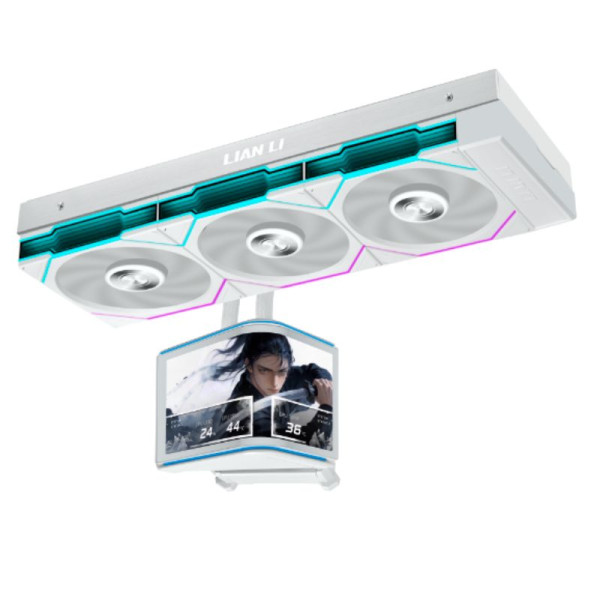 Lian Li HydroShift II OLED Curved 360TL (White) Kits Watercooling Lian Li, Ultra Pc Gamer Maroc