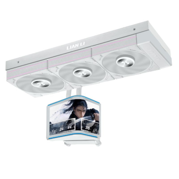 Lian Li HydroShift II OLED Curved 360P28 (White) Kits Watercooling Lian Li, Ultra Pc Gamer Maroc
