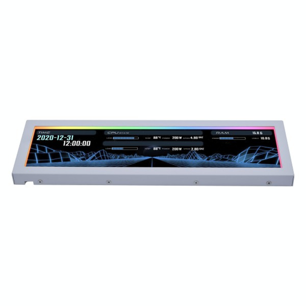 Lian Li 8.8" Universal Screen (white) Les Moyennes Tours Lian Li, Ultra Pc Gamer Maroc