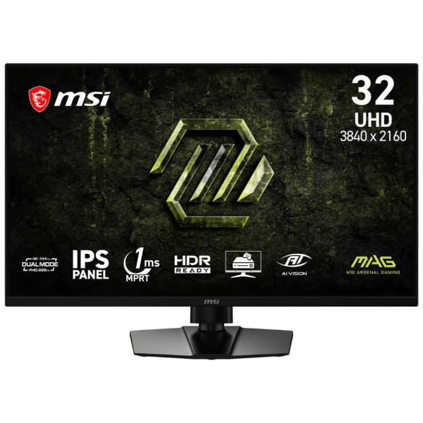 MSI MAG 321UPD E14 31.5" IPS 144 Hz 4K / 288 Hz FHD Moniteurs Gamer MSI, Ultra Pc Gamer Maroc