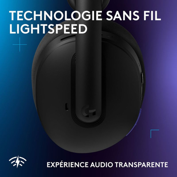 Logitech G G325 Lightspeed (Black) Casques Logitech, Ultra Pc Gamer Maroc