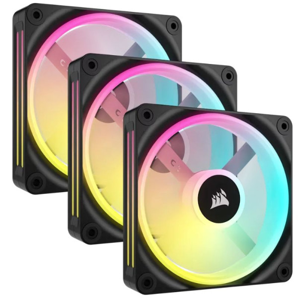 Corsair iCUE LINK QX120 RGB (3in1) Noir Ventilateurs boîtier Corsair, Ultra Pc Gamer Maroc