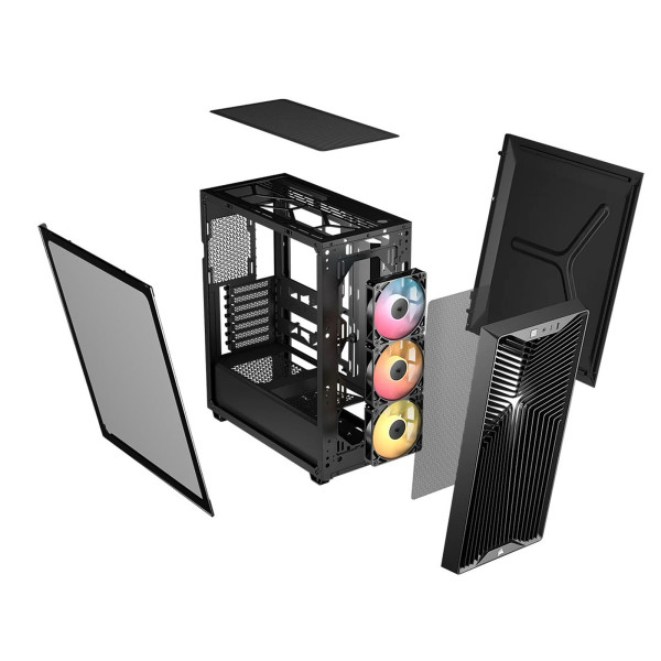 Corsair 3200D RS ARGB (Noir) Les Moyennes Tours Corsair, Ultra Pc Gamer Maroc