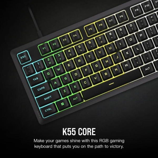 Corsair K55 CORE RGB Noir Claviers Corsair, Ultra Pc Gamer Maroc