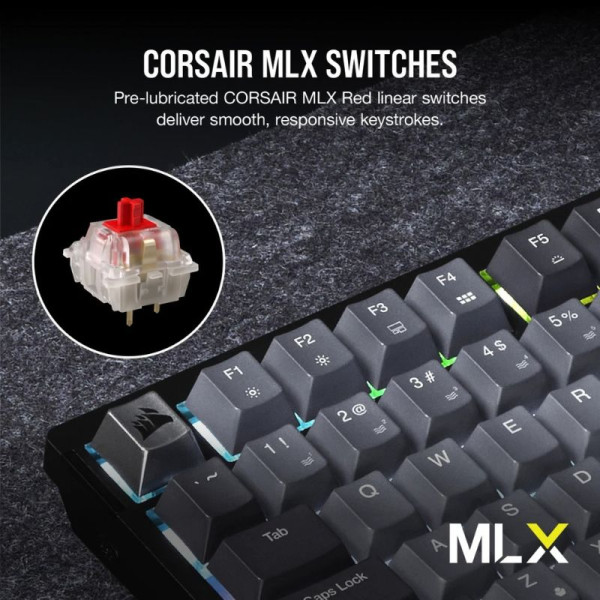 Corsair K65 Plus Wireless RGB (MLX Red) Claviers Corsair, Ultra Pc Gamer Maroc