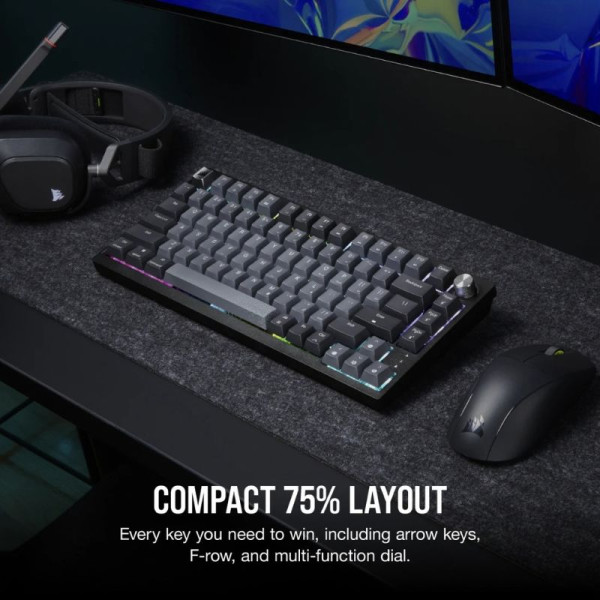 Corsair K65 Plus Wireless RGB (MLX Red) Claviers Corsair, Ultra Pc Gamer Maroc