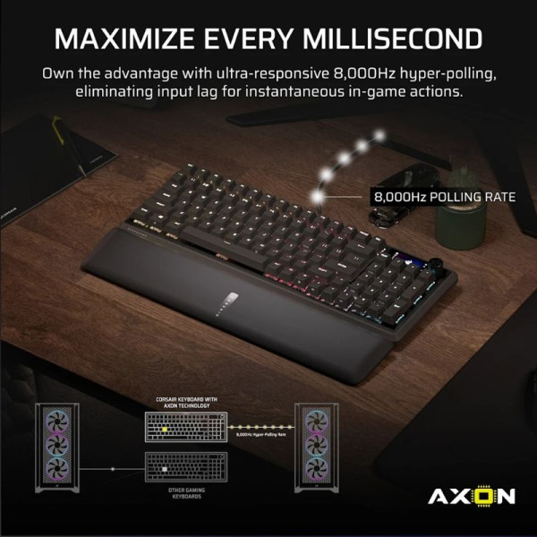 Corsair VANGUARD 96 Wireless Noir (MLX Plasma) Claviers Corsair, Ultra Pc Gamer Maroc