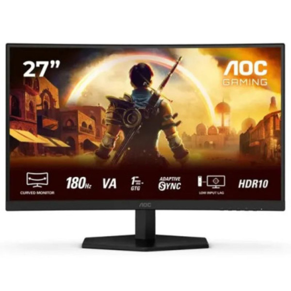 AOC C27G42E 27" Curved 0.5ms 180Hz Moniteurs Gamer AOC, Ultra Pc Gamer Maroc