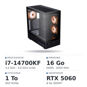 PC Gamer UltraPC Intel Core i7 14700KF/1TB SSD/16GB DDR5/RTX5060