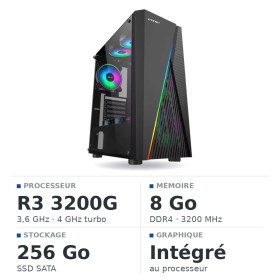 PC Gamer UltraPC Ryzen 3 3200G/256GB SSD/8GB/Radeon Vega8