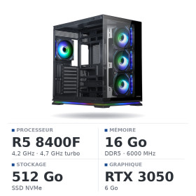 PC Gamer UltraPC Ryzen 5 8400F/512GB SSD/16GB DDR5/RTX3050 6GB
