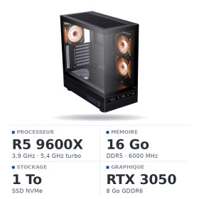 PC Gamer UltraPC Ryzen 5 9600X/16GB DDR5/1TB SSD/RTX3050 8GB