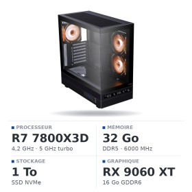 PC Gamer UltraPC Ryzen 7 7800X3D/1TB SSD/32GB DDR5/RX9060XT 16G