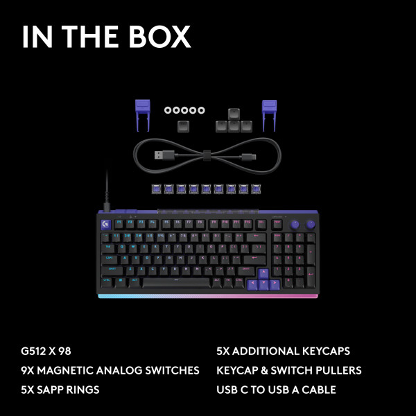 Logitech G512 X 98 Black (AZERTY) Claviers Logitech, Ultra Pc Gamer Maroc