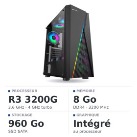 PC Gamer UltraPC Ryzen 3 3200G/960GB SSD/8GB/Radeon Vega8
