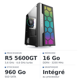 PC Gamer UltraPC Ryzen 5 5600GT/960GB SSD/16GB/Radeon Vega7