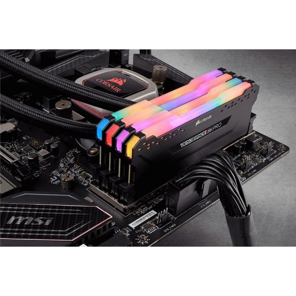 Corsair Vengeance RGB PRO Series 16Go (2x 8Go) DDR4 3200 MHz CL16 Noir Mémoire vive DDR4 Corsair, Ultra Pc Gamer Maroc