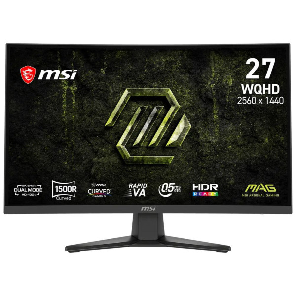 MSI MAG 275CQDF X24 27" 0.5ms 240 Hz WQHD / 400 Hz HD Curved